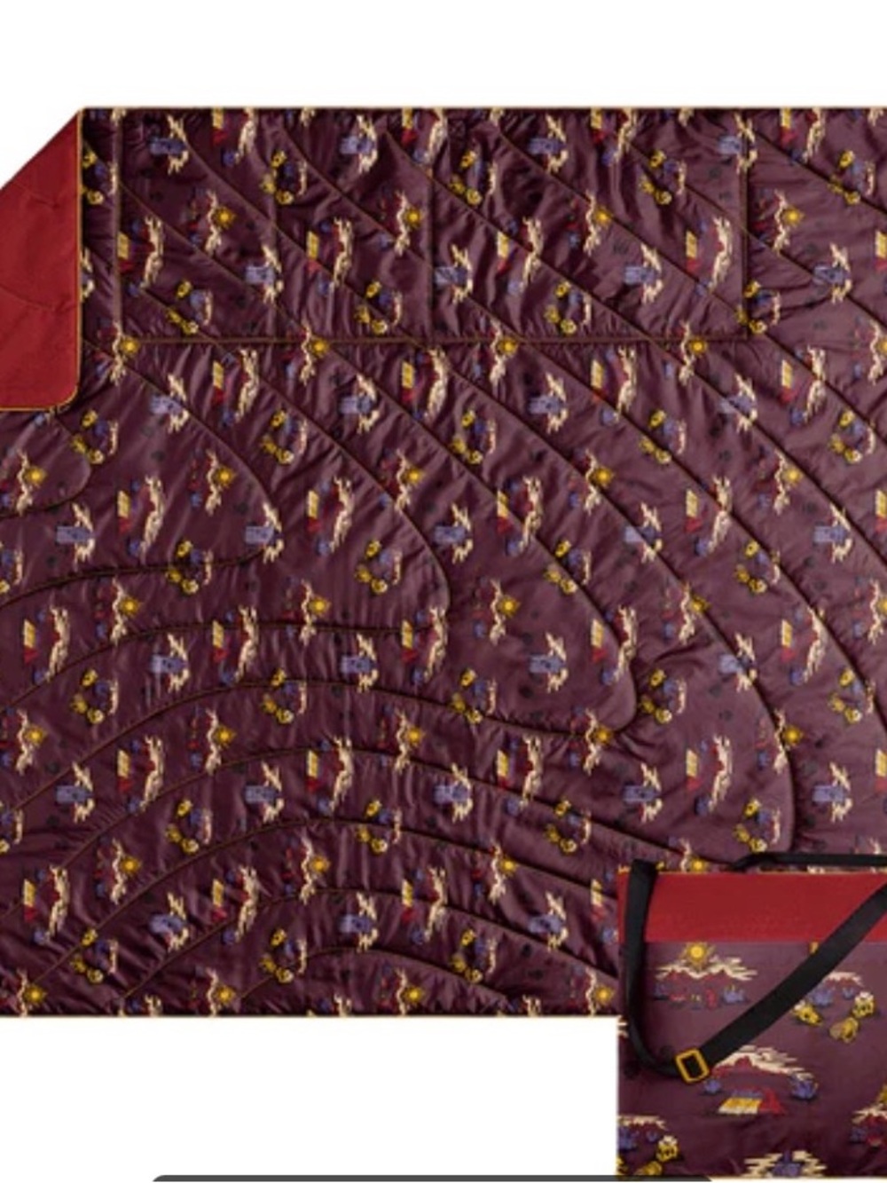 Rumpl Stash mat sz L cherry desert cheers NEW - Picture 6 of 10